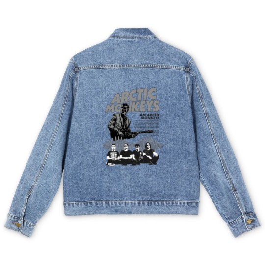 Discover Arctic Monkeys Am album Men's Denim Jackets, Arctic Monkeys Tour 2023 Men's Denim Jackets