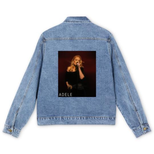 Discover ADELE Men's Denim Jackets, Weekend with Adele Men's Denim Jackets, Adele Concert Men's Denim Jackets
