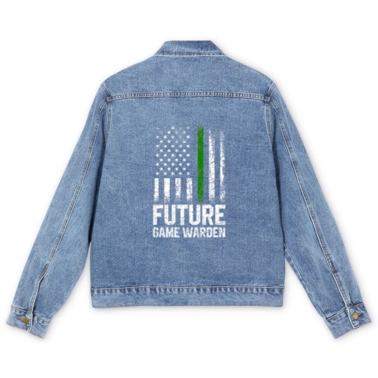 Discover Future Game Warden, game warden Men's Denim Jackets