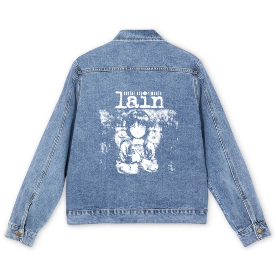 Discover Serial Experiments Lain by michaelart18 Men's Denim Jackets