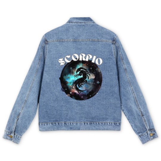 Discover Zodiac Scorpio Sign Classic Men's Denim Jackets