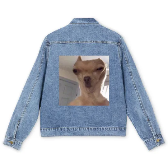Discover Chihuahua meme - Funny - Men's Denim Jackets