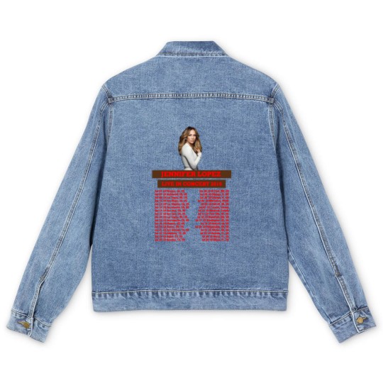 Discover JENNIFER LOPEZ TOUR 2019 BACK Men's Denim Jackets