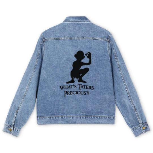 Discover What's Taters Precious! Men's Denim Jackets