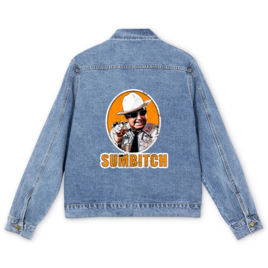Discover Sumbitch distressedSUMBITCH smokey and the bandit Men's Denim Jackets