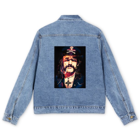 Discover Lemmy Kilmister! Art | Essential Men's Denim Jackets