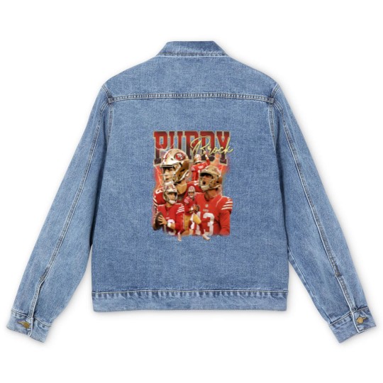 Discover Brock Purdy San Francisco Football Men's Denim Jackets, Football Men's Denim Jackets Christmas Gift