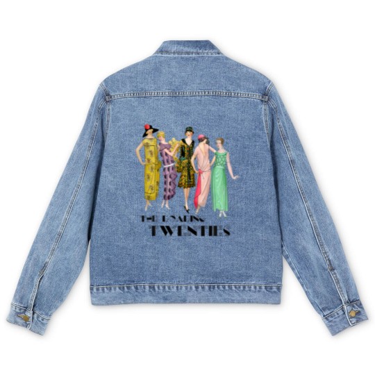 Discover The Roaring 20S Art Deco Fashion Men's Denim Jackets