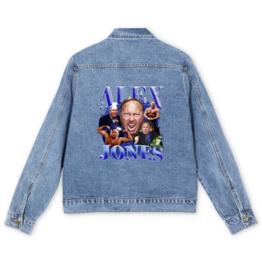 Discover ALEX JONES Men's Denim Jackets - InfoWars, Gay Frogs, meme. funny  Men's Denim Jackets