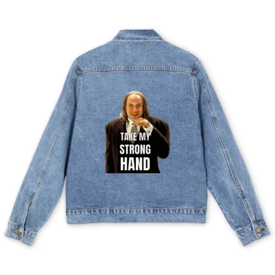 Discover TAKE MY STRONG HAND Men's Denim Jackets