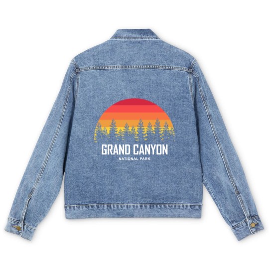 Discover Grand Canyon National Park - Grand Canyon - Men's Denim Jackets