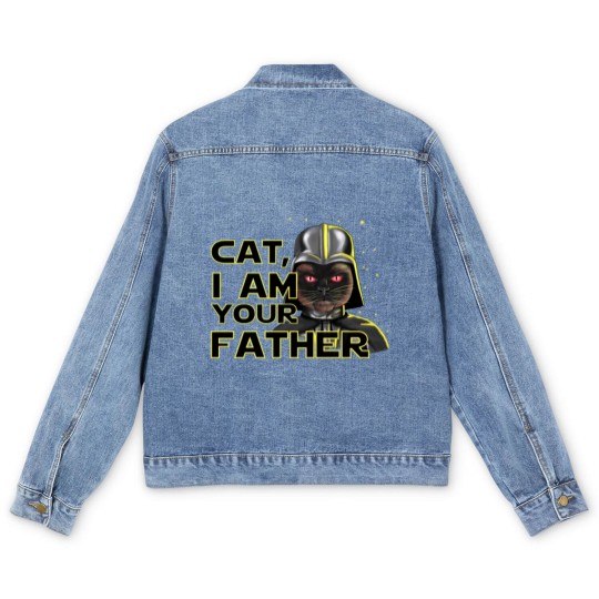 Discover Darth Cat Men's Denim Jackets