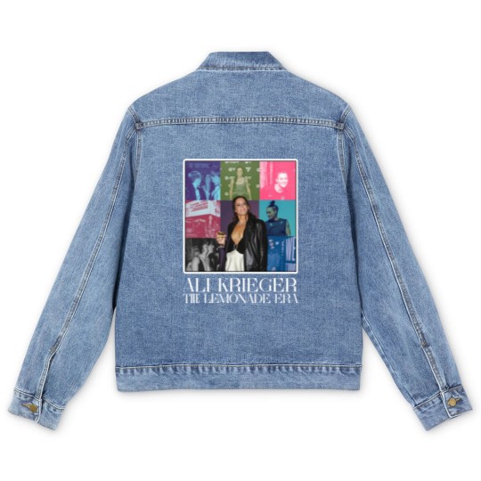 Discover Ali Krieger The Lemonade Era US Women Nation Team USWNT Soccer Men's Denim Jackets