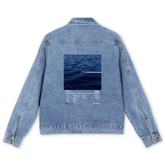 Discover S.Z.A S.O.S Album Vintage Men's Denim Jackets, Sza Bootleg 90s Black Men's Denim Jackets