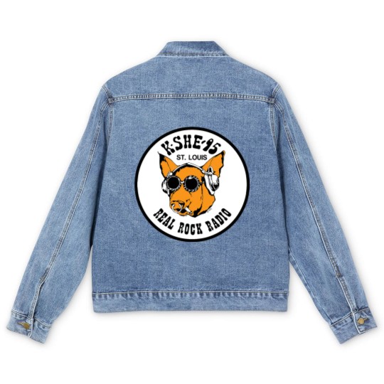 Discover KSHE 95 real rock radio station St. Louis area Baby Blankets Men's Denim Jackets