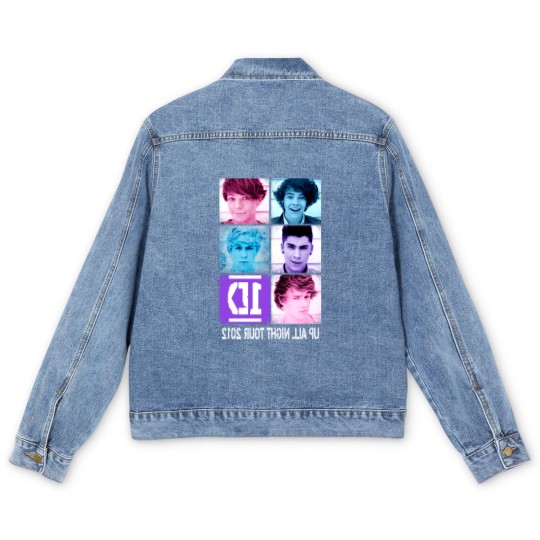 Discover One Direction Up All Night Tour 2012 Men's Denim Jackets