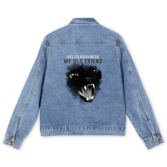 Discover Hello Darkness my old friend Men's Denim Jackets