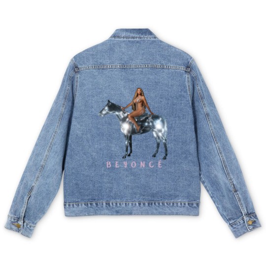 Discover Beyonce Hip Hop Rap Vintage 90s Men's Denim Jackets, Beyonc Men's Denim Jackets