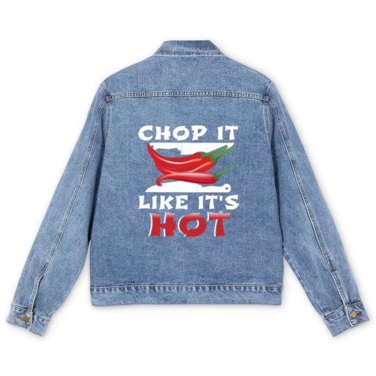 Discover Culinary Chef Cooking Kitchen Gift Men's Denim Jackets