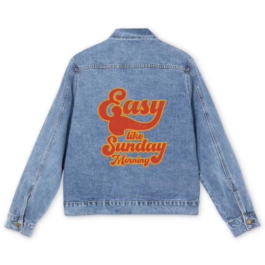 Discover Easy Like Sunday Morning Unisex Men's Denim Jackets, Inspired by Lionel Richie