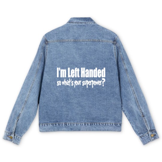 Discover FUNNY LEFT HANDED Men's Denim Jackets