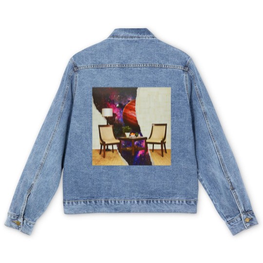 Discover Rainbow Kitten Surprise Men's Denim Jackets