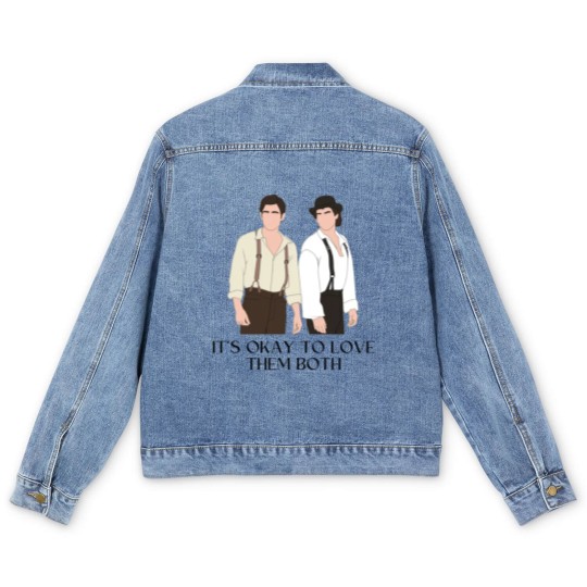Discover It's okay to love them both - The vampire diaries Men's Denim Jackets | Salvatore Brothers The vampire diaries