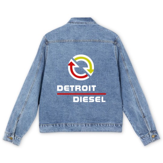 Discover Detroit Diesel Relaxed Fit Zip Men's Denim Jackets