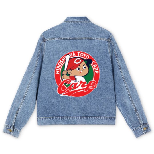 Discover Hiroshima Toyo Carp  Men's Denim Jackets Men's Denim Jackets Gift Gifts Hiroshima Toyo Carp  Men's Denim Jackets Men's Denim Jackets Men's Denim Jackets