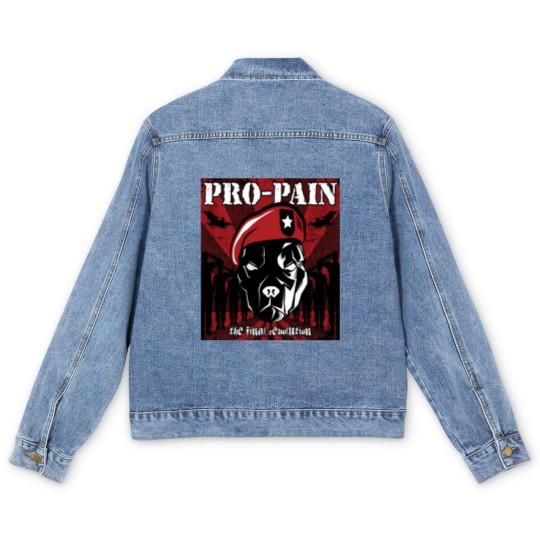 Discover Pro Pain Dog Men's Denim Jackets