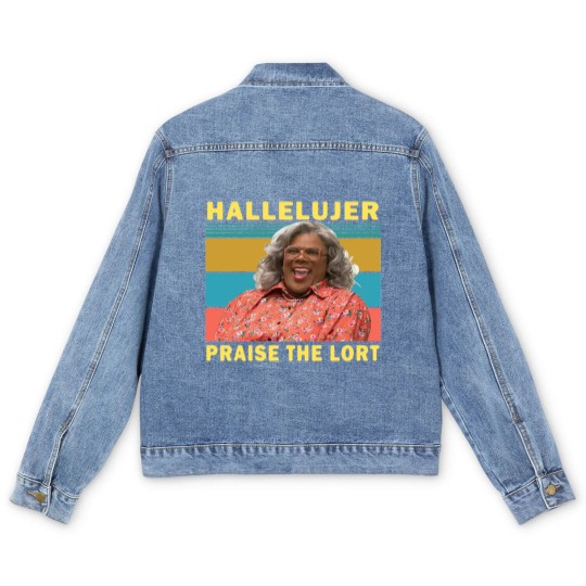 Discover Madea Hallelujer Praise The Lort Vintage Men's Denim Jackets