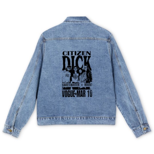 Discover Faded Citizen D i c k Concert Flyer Men's Denim Jackets