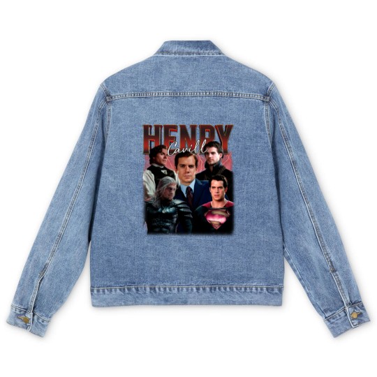 Discover HENRY CAVILL Vintage Men's Denim Jackets, Henry Cavill Homage Men's Denim Jackets, Henry Cavill Fan