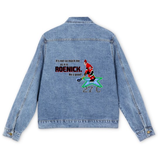 Discover It's not so much me as it is Roenick. He's good - Jeremy Roenick - Men's Denim Jackets