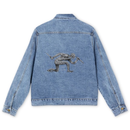 Discover Hunt Showdown Gator Legs Trait Men's Denim Jackets