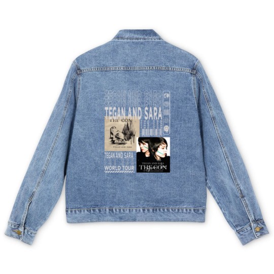 Discover Tegan and Sara Music Men's Denim Jackets, Vintage 90s Crybaby Tour 2023 Tickets Album The Con Graphic Men's Denim Jackets