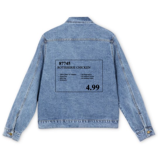 Discover Costco Rotisserie Chicken Price Tag  Men's Denim Jackets
