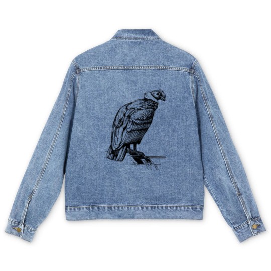 Discover condor vulture Men's Denim Jackets