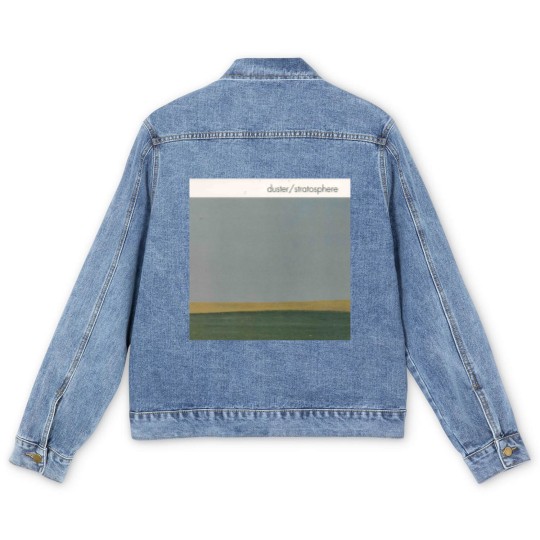 Discover Stratosphere, by Duster Poster by timothyleod Men's Denim Jackets