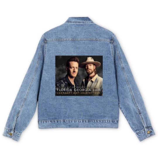 Discover Florida Georgia Line Can_t Say I Ain_t Country Music Tour Men's Denim Jackets