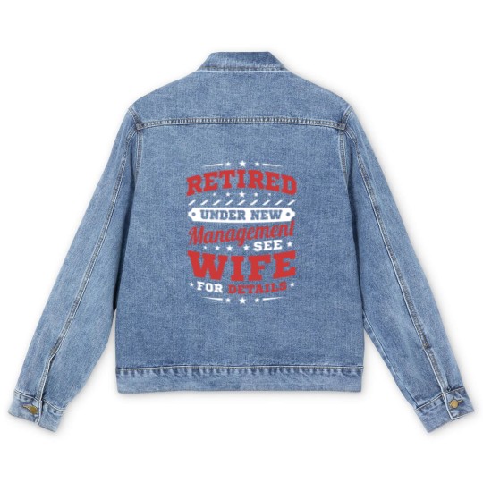 Discover Mens Retired Under New Management Men's Denim Jackets
