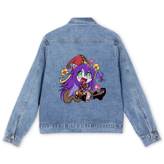 Discover League of Legends Lulu Men's Denim Jackets. Lulu's Magical Menagerie Men's Denim Jackets. League of legends Men's Denim Jackets