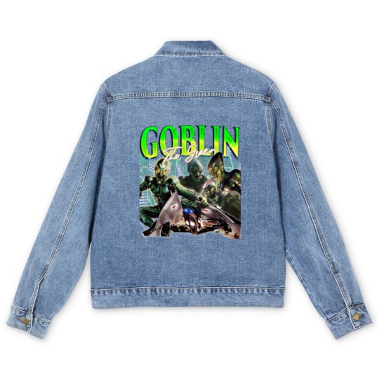 Discover THE GREEN GOBLIN Vintage Men's Denim Jackets, The Green Goblin Homage Men's Denim Jackets