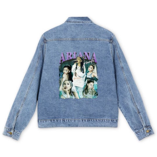 Discover Limited Ariana Vintage Men's Denim Jackets, Gift For Women and Man Unisex Men's Denim Jackets
