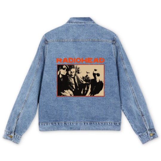Discover Radiohead Cotton New Vintage Band Men's Denim Jackets