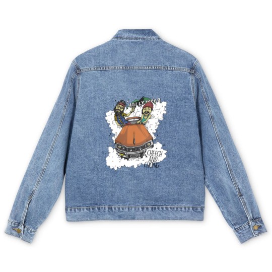 Discover Hollyweed Cheech and Chong Men's Denim Jackets