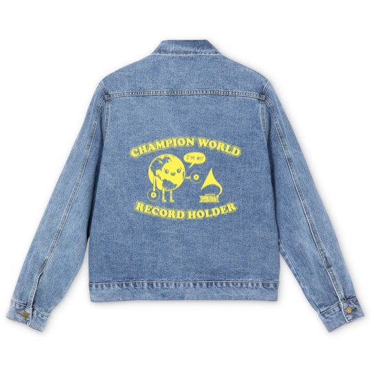 Discover W record Holder Men's Denim Jackets