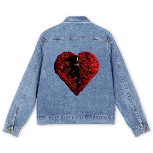 Discover Conan Gray Graphic Vintage Men's Denim Jackets, Conan Gray with Roses Heart Aesthetic 90's Men's Denim Jackets