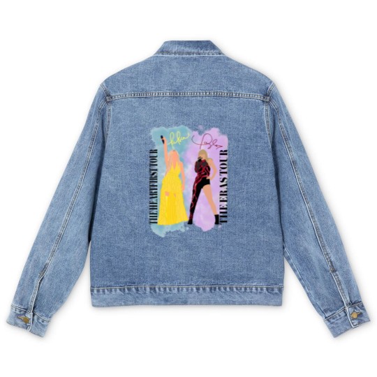 Discover Kelsea Ballerini Taylor Swifterini Tour Men's Denim Jackets - Heartfirst Eras