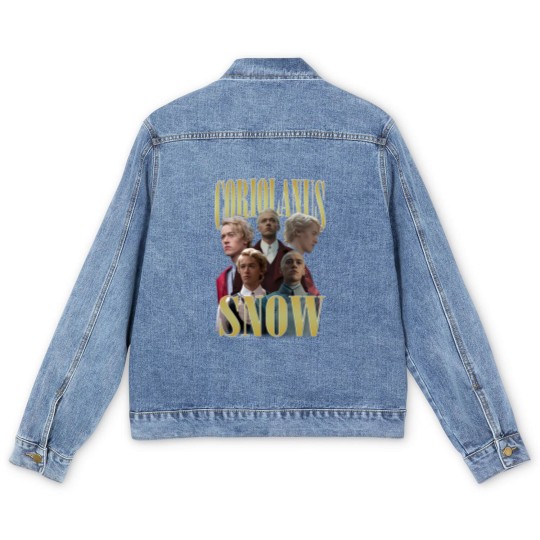 Discover I Can Fix Him Coriolanus Snow The Hunger Games Men's Denim Jackets